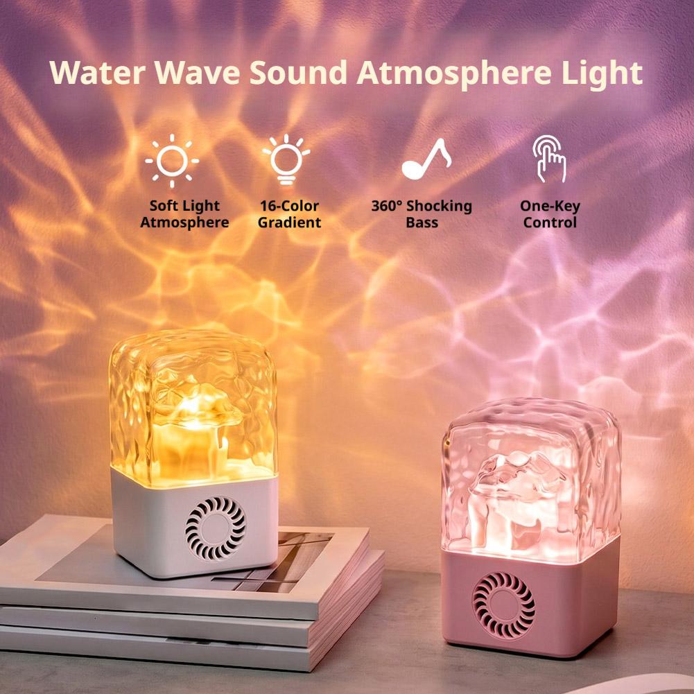 Home Decor Range - Water Ripple Projection Night Light Bluetooth
