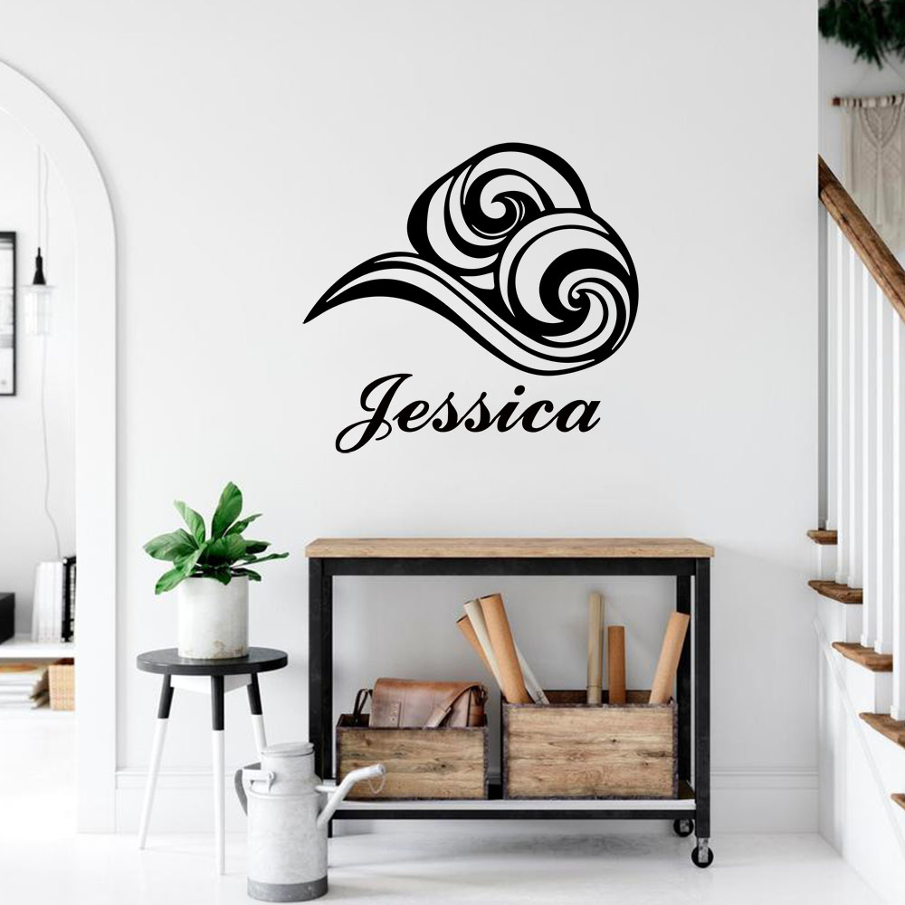 Home Decor Sticker - 1PC Cartoon Air Mass Personalized Name