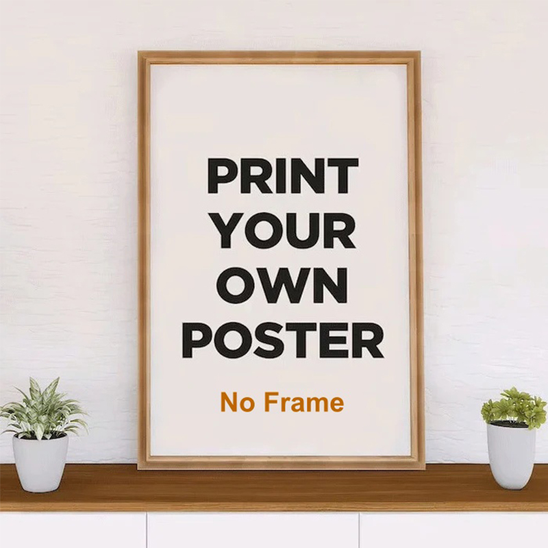 Home Decor Theme - 1pc Customized Portrait Landscape Poster Printing