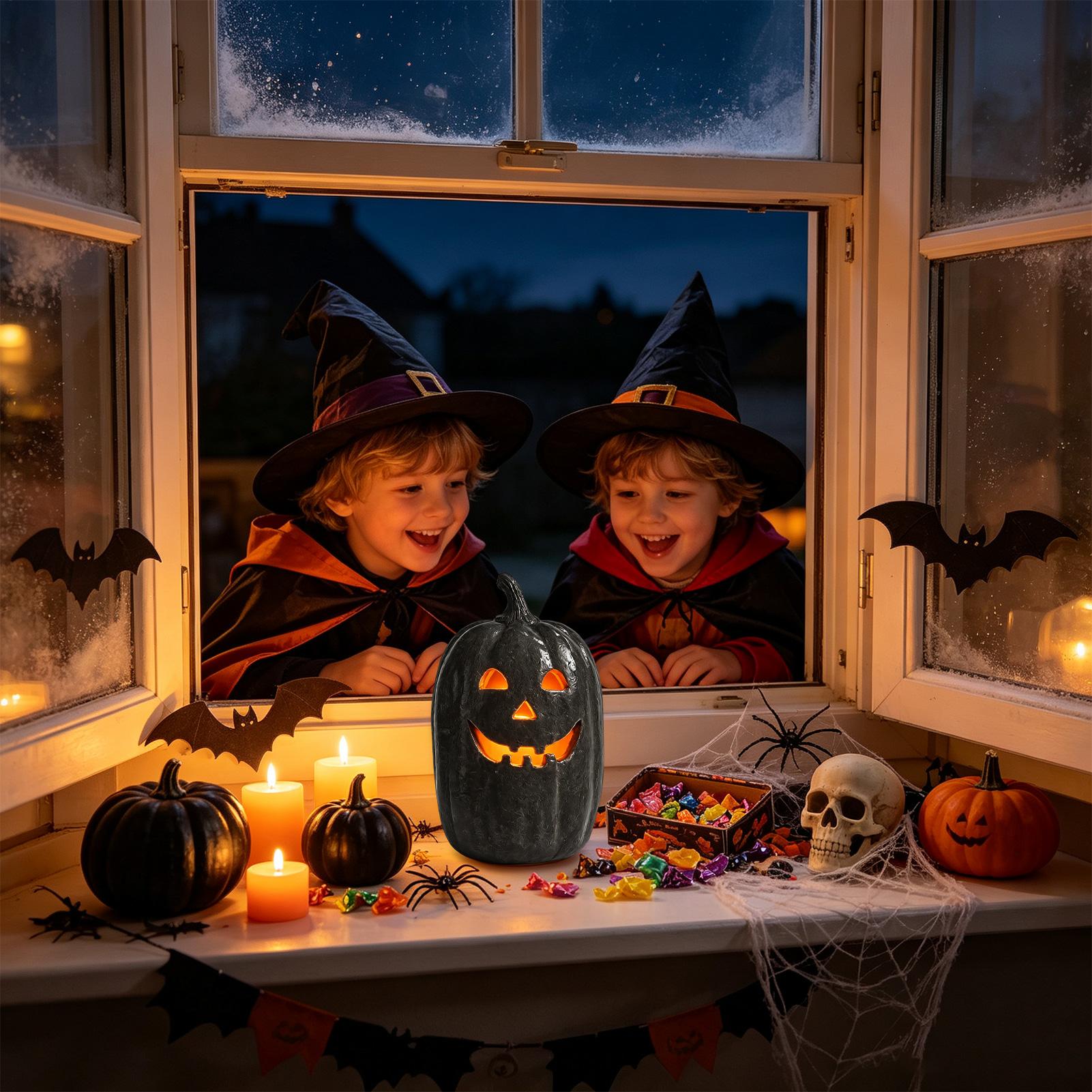 Halloween Pumpkins Crafts Resi - Home Decor Halloween 评论和价格