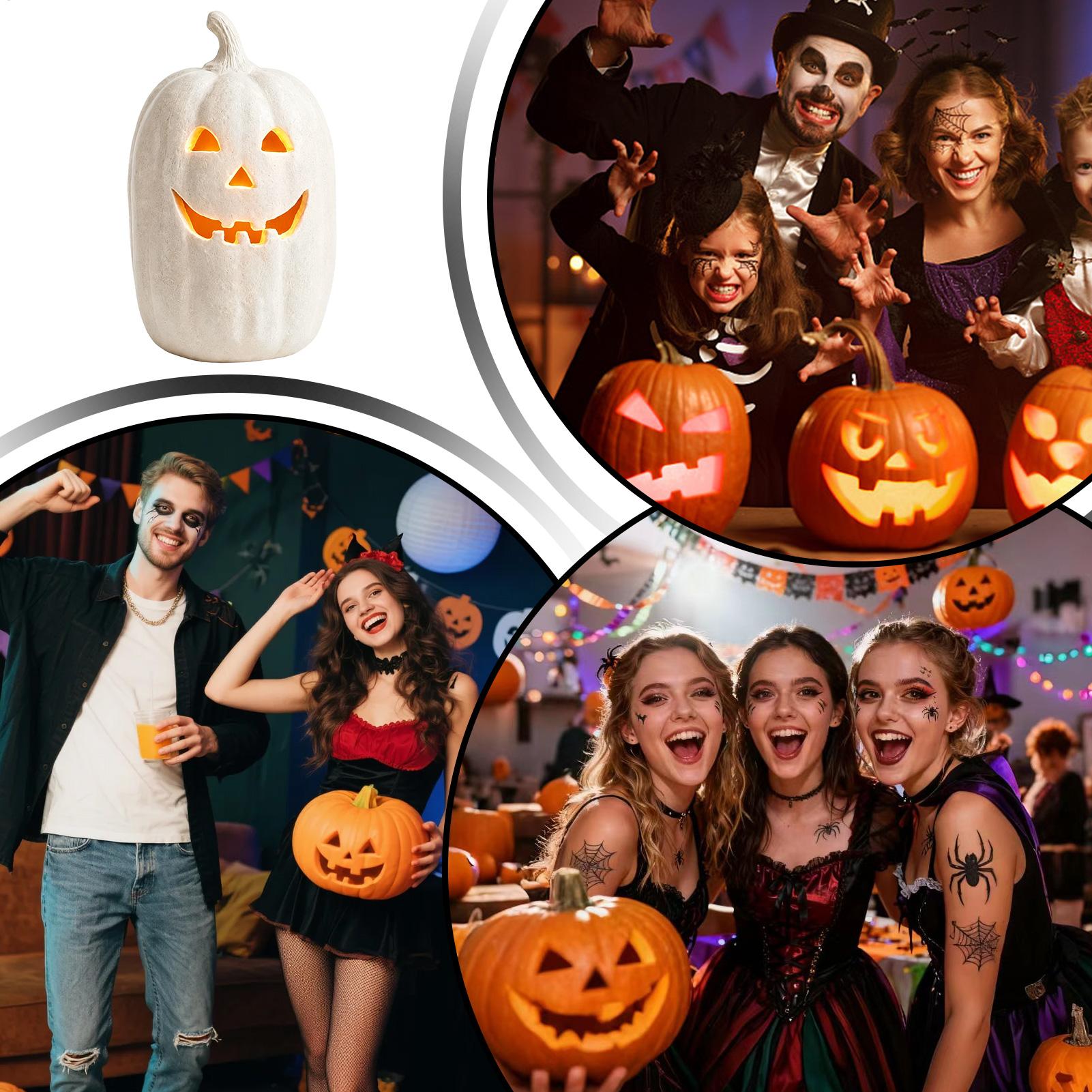 Halloween Pumpkins Crafts Resi - Home Decor Halloween 评论和价格