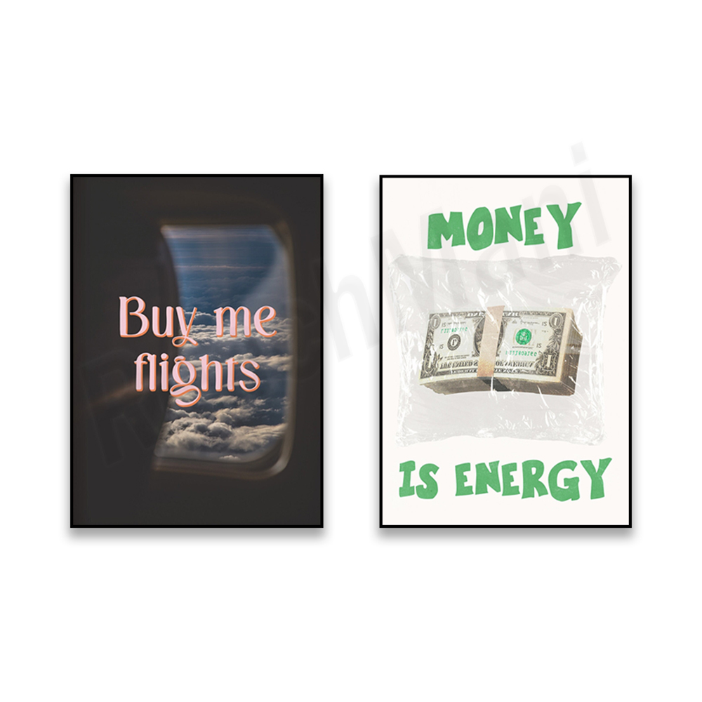 Buy Me Flights, Vintage Print, - Home Decor Express 评论和价格