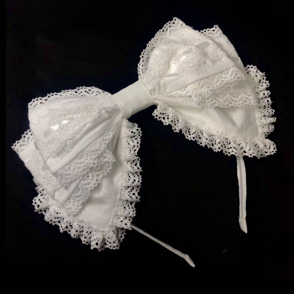 Y2K Lolita Lovely Lace Headban - Victory Home Decor 评论和价格