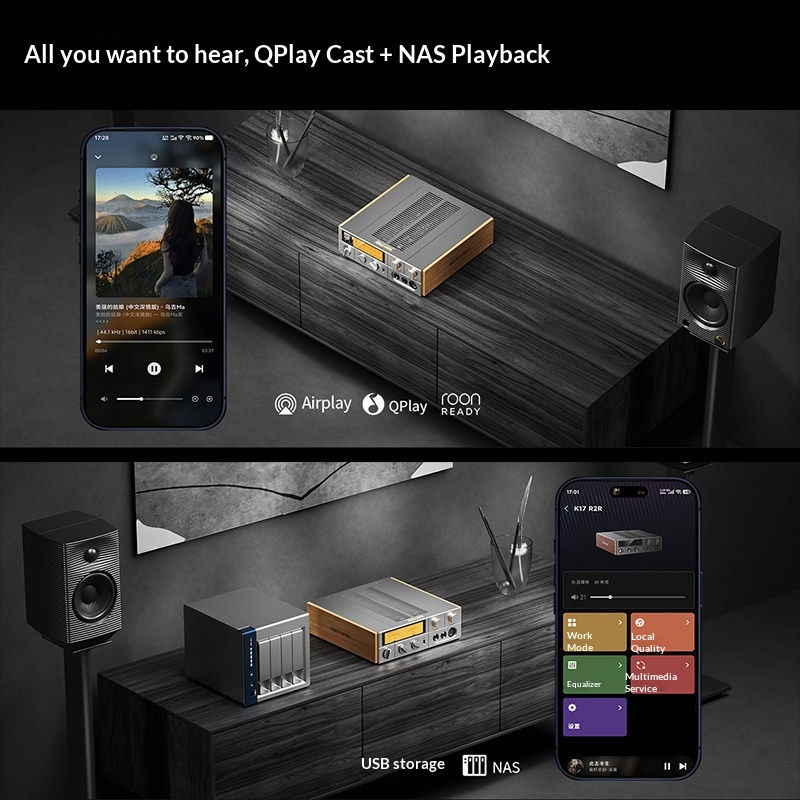 FiiO K17 R2R Desktop DAC Amp D - Home Decor Range 评论和价格