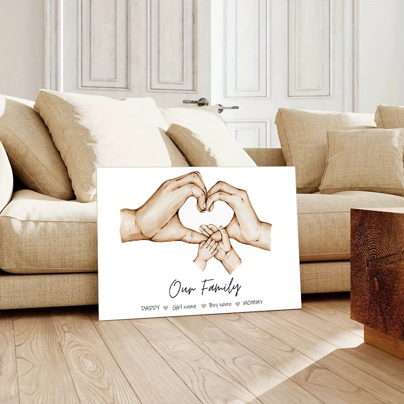 Personalized Custom Family Han - Home Decor Theme 评论和价格
