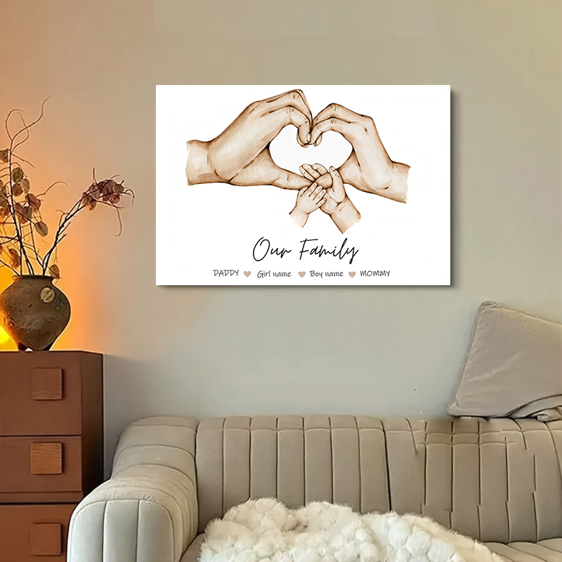 Personalized Custom Family Han - Home Decor Theme 评论和价格