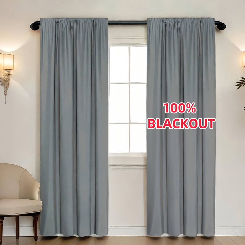 1pc 100% Blackout Curtain with - Home Decor Wall Panels 评论和价格