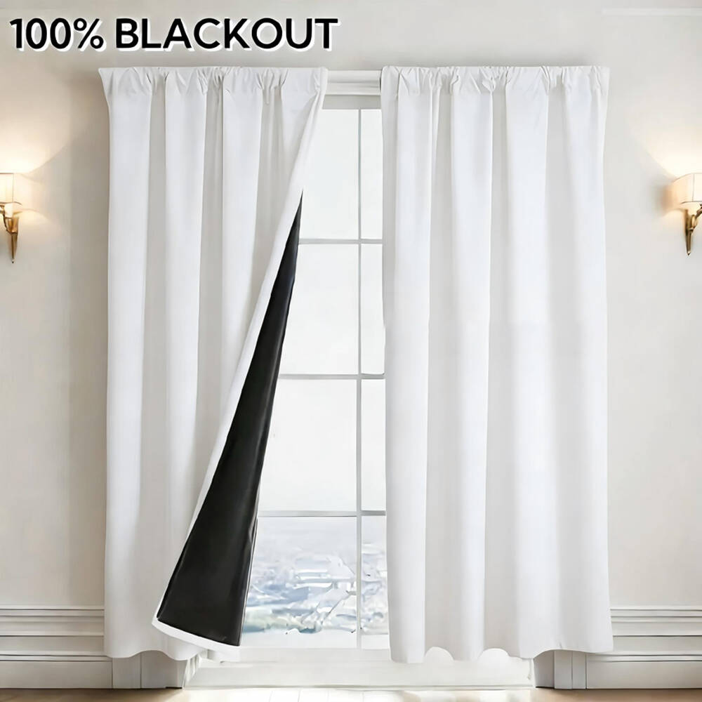 1pc 100% Blackout Curtain with - Home Decor Wall Panels 评论和价格