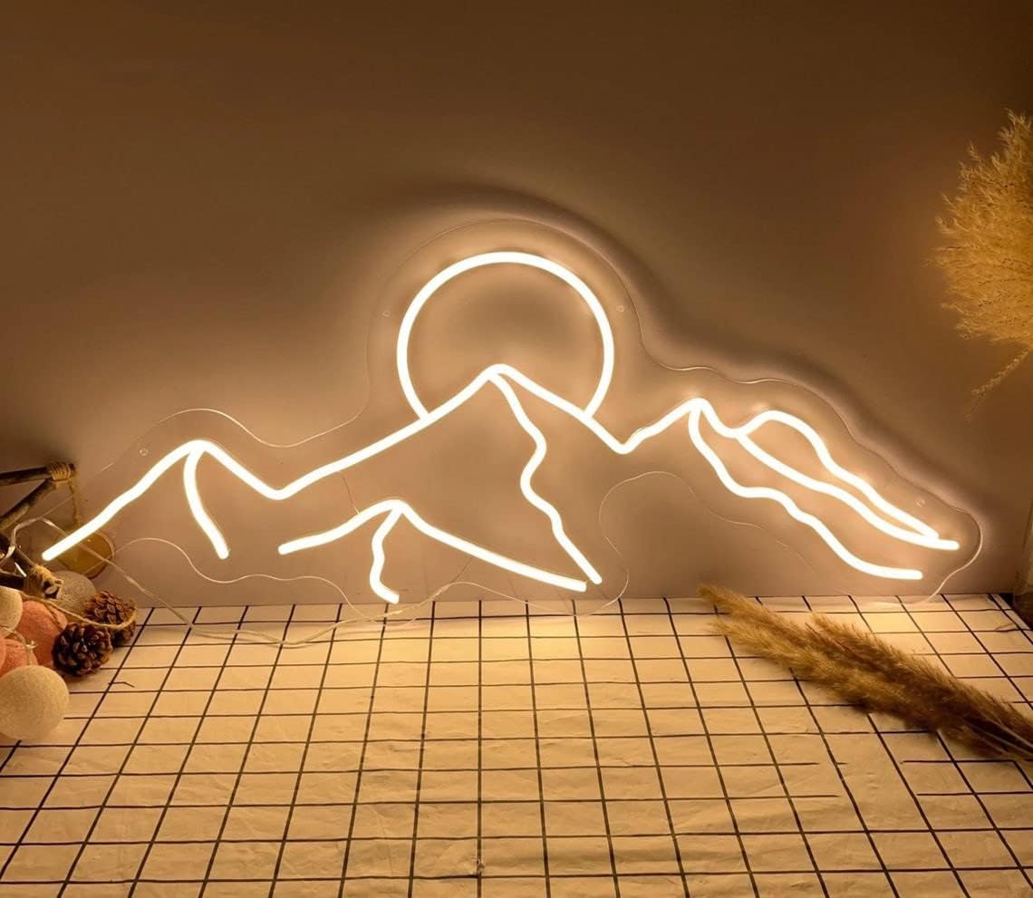 Mountain Range Neon Light Sign - Home Decor Range 评论和价格