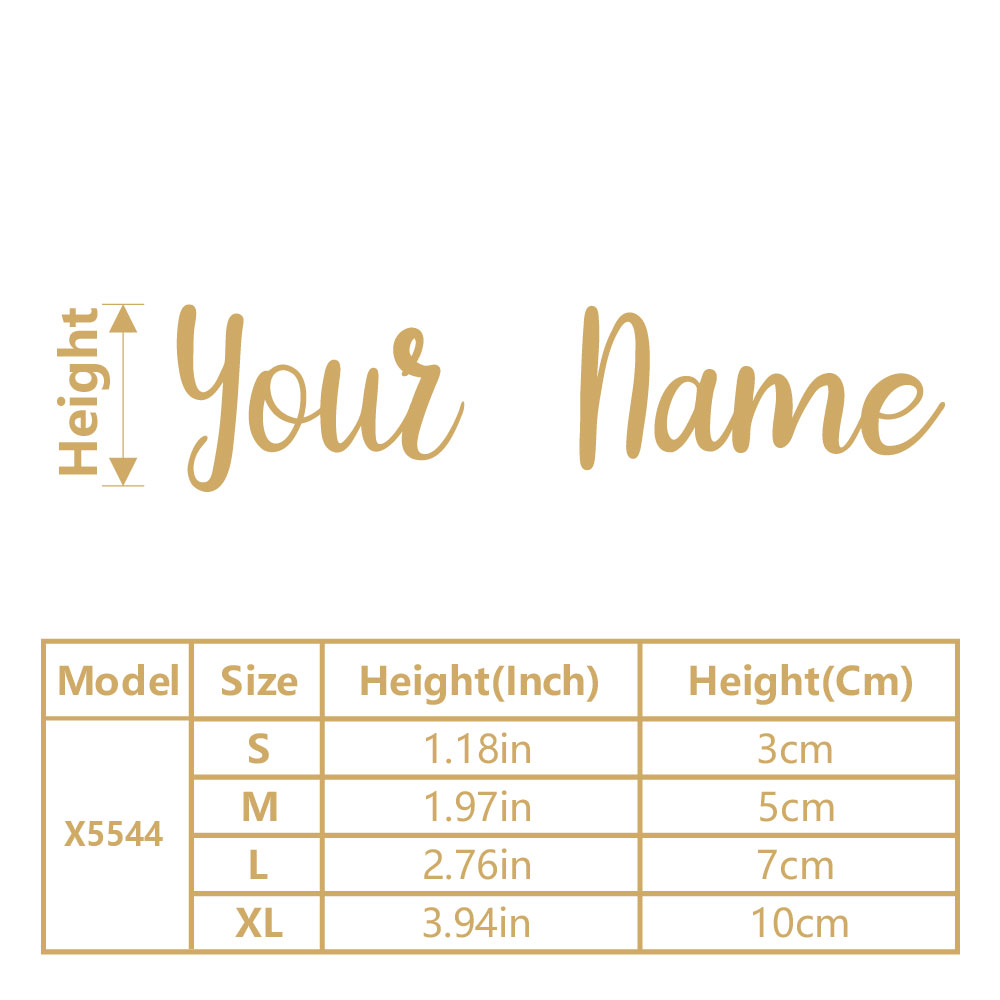 1PC Customizable Name Removabl - Home Decor Sticker 评论和价格