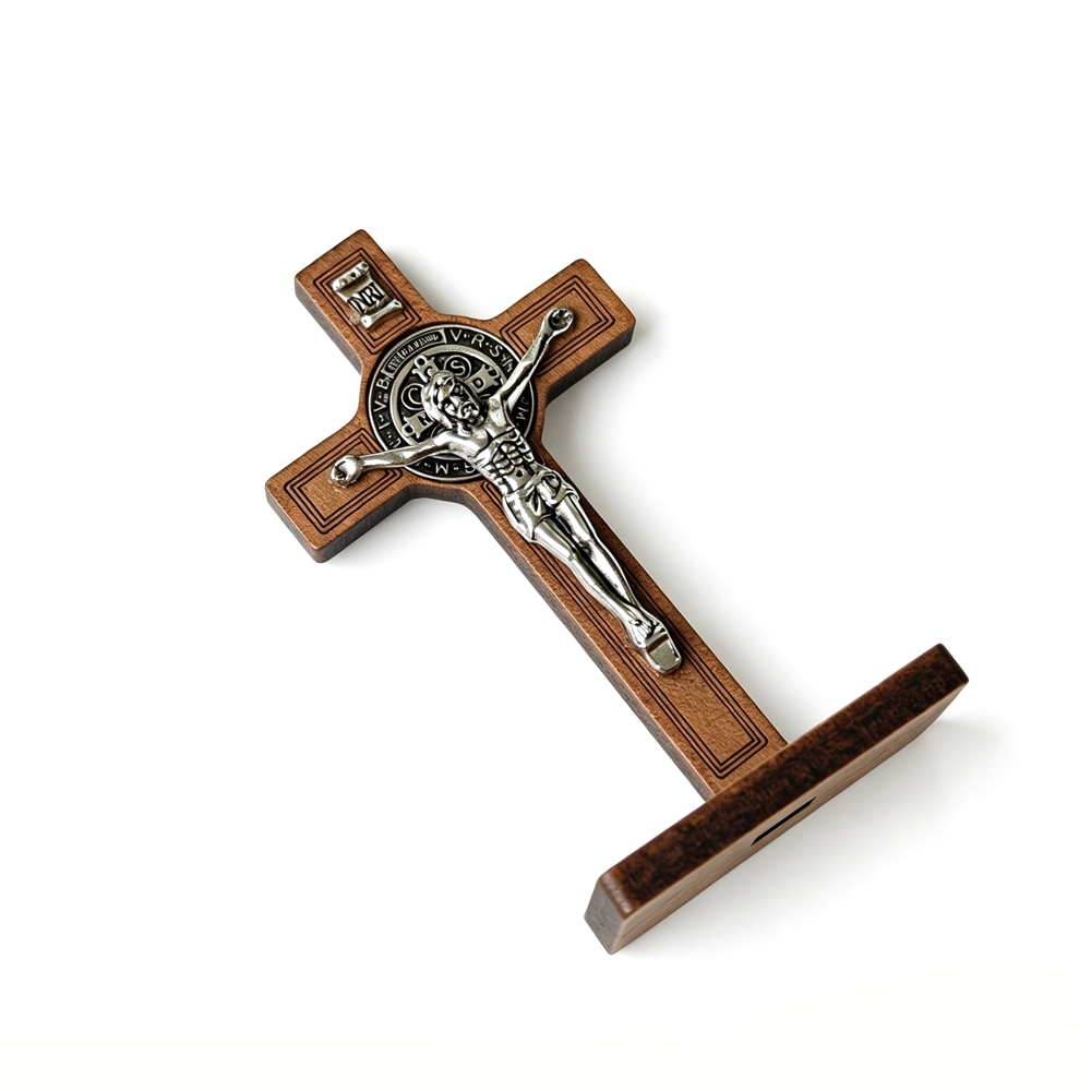 St Benedict Standing Crucifix  - Home Decor Theme 评论和价格