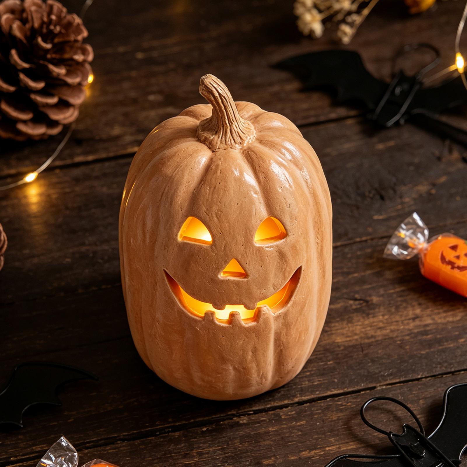 Halloween Pumpkins Crafts Resi - Home Decor Halloween 评论和价格