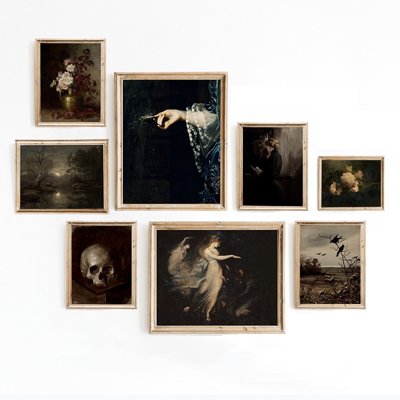 Dark Academia Vintage Moody Vi - Victory Home Decor 评论和价格