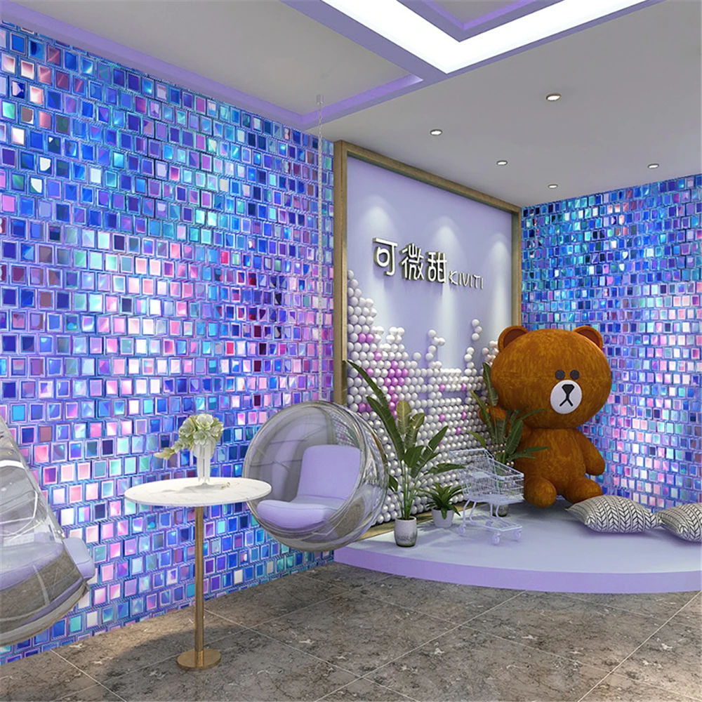 Custom Colored mosaic wallpape - Home Decor Online Shopping 评论和价格