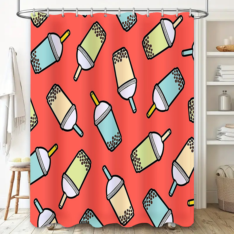 Unique Bubble Tea Shower Curta - Home Decor Design Ideas 评论和价格