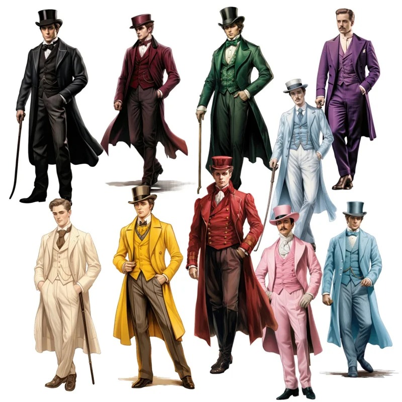 Cute Victorian Era Attire Gent - Victory Home Decor 评论和价格