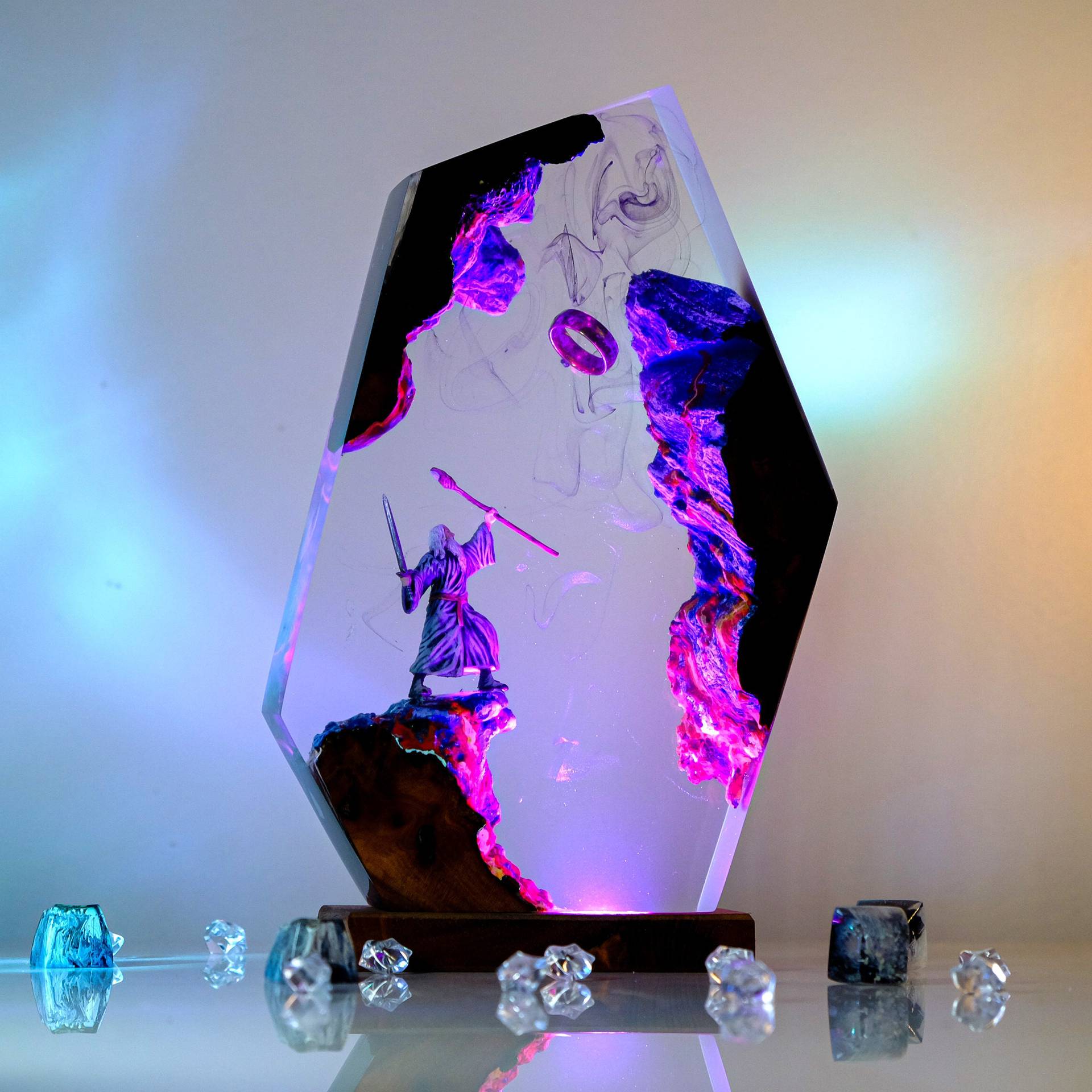Movie Scence Figure Table Resi - Home Decor Halloween 评论和价格