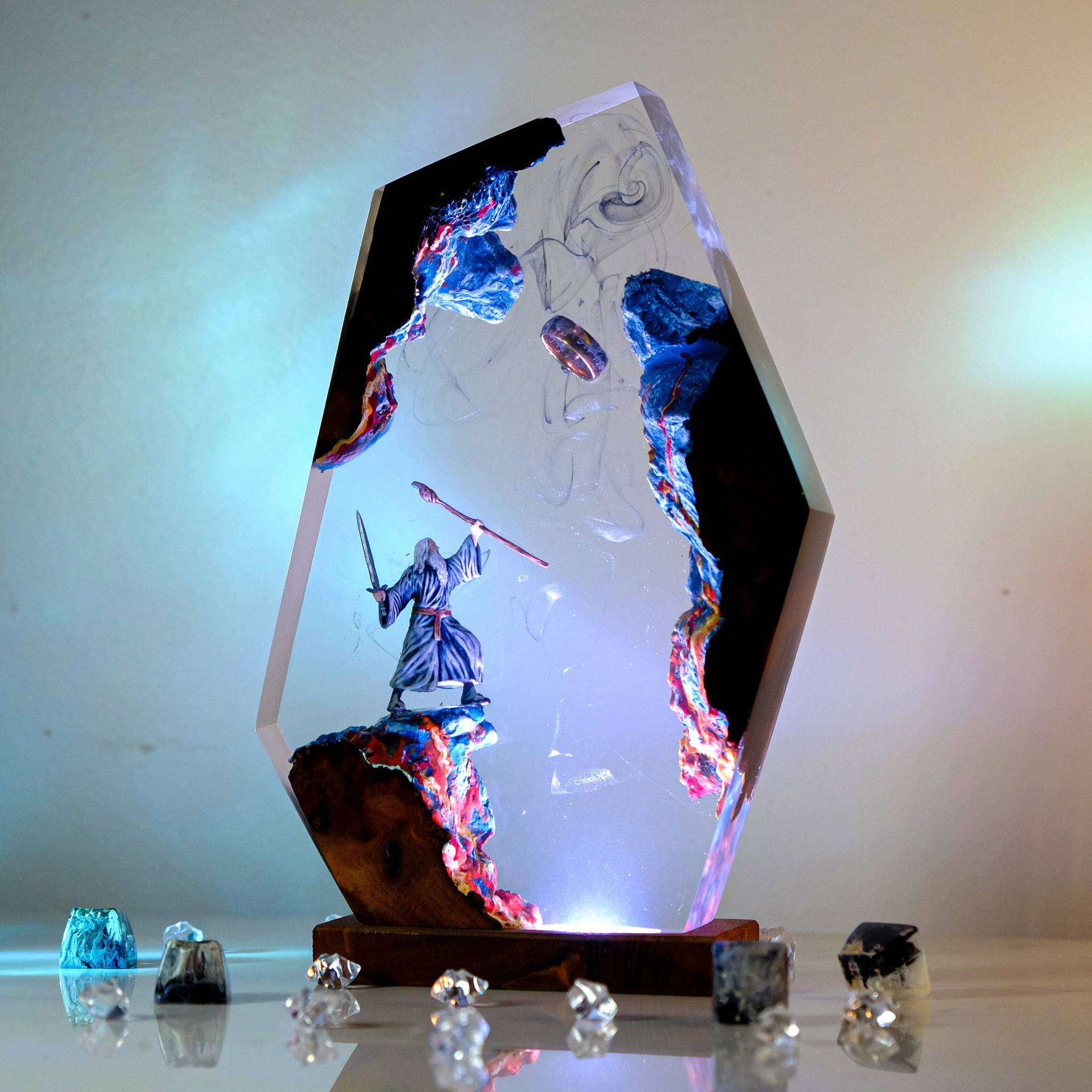 Movie Scence Figure Table Resi - Home Decor Halloween 评论和价格