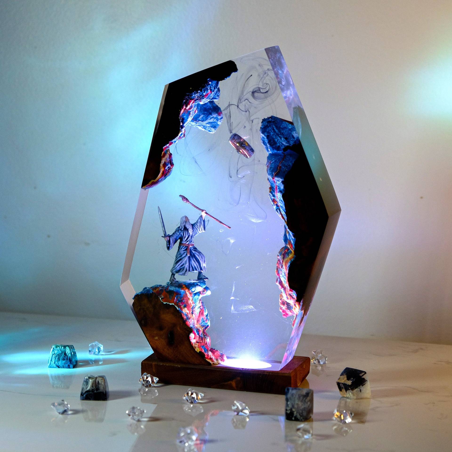 Movie Scence Figure Table Resi - Home Decor Halloween 评论和价格