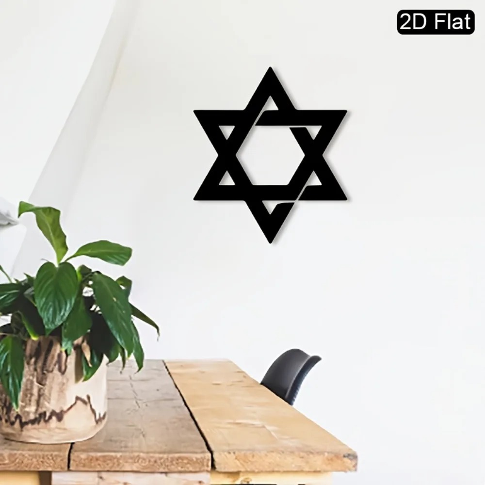 CIFBUY Iron Wall Art Star of D - Home Decor Theme 评论和价格