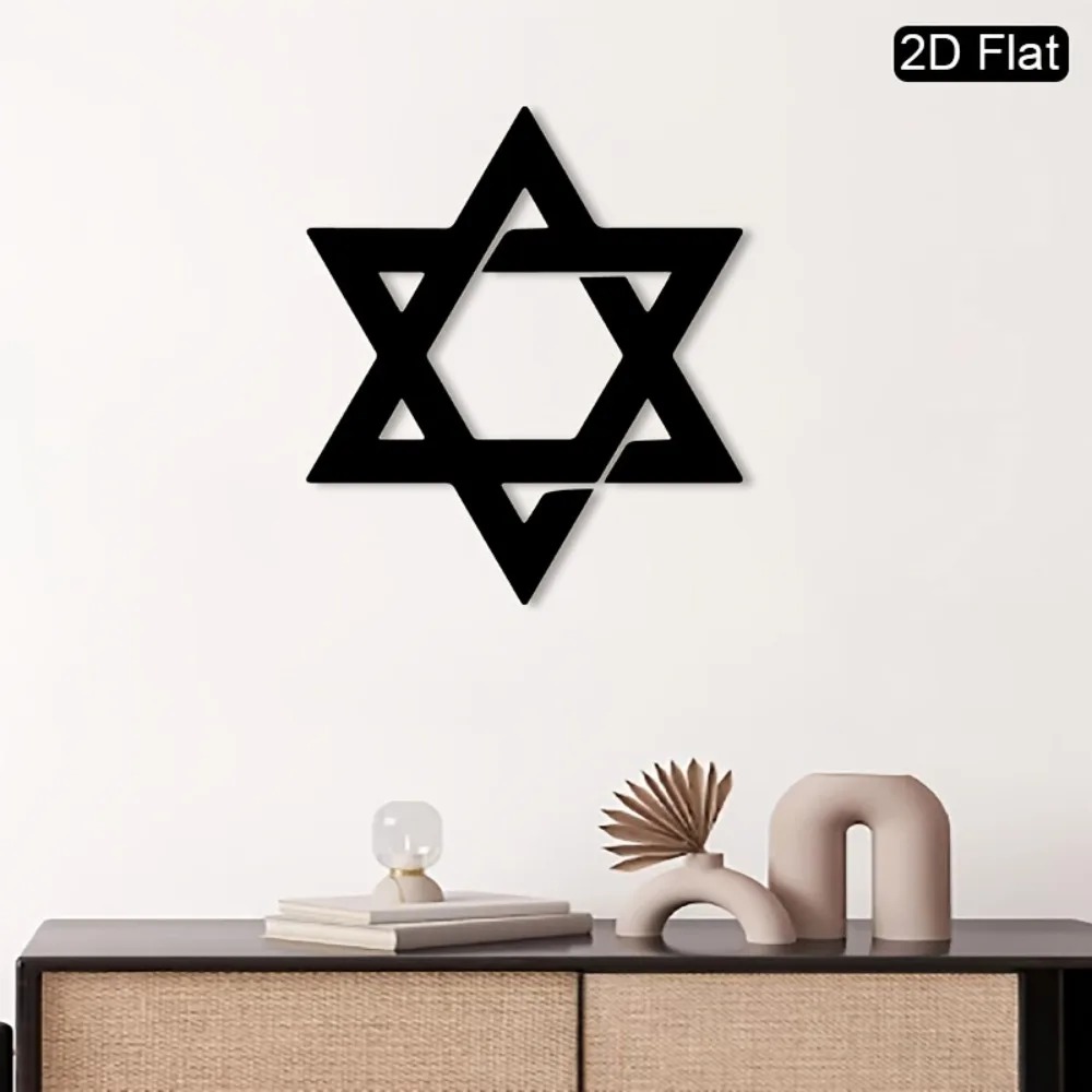 CIFBUY Iron Wall Art Star of D - Home Decor Theme 评论和价格