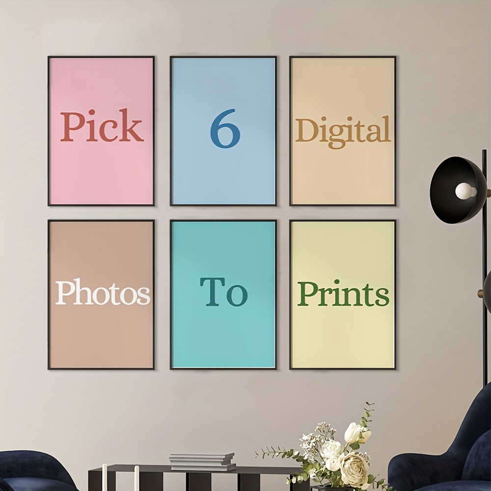 6pcs/set Personalized Custom C - Home Decor Theme 评论和价格