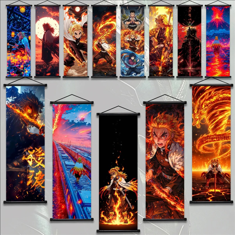 Demon Slayer Kyojuro Rengoku H - Home Decor Theme 评论和价格