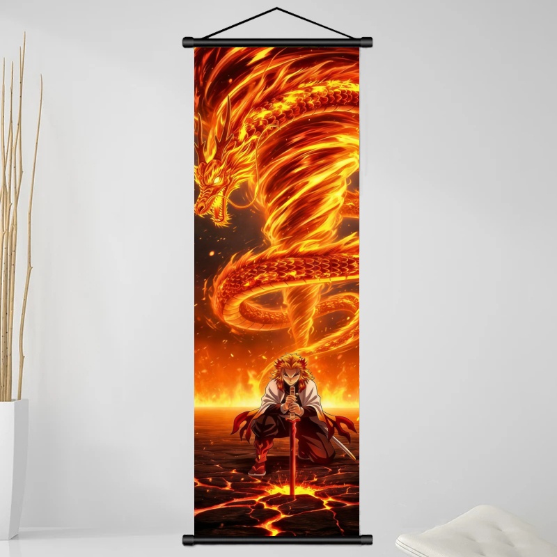 Demon Slayer Kyojuro Rengoku H - Home Decor Theme 评论和价格