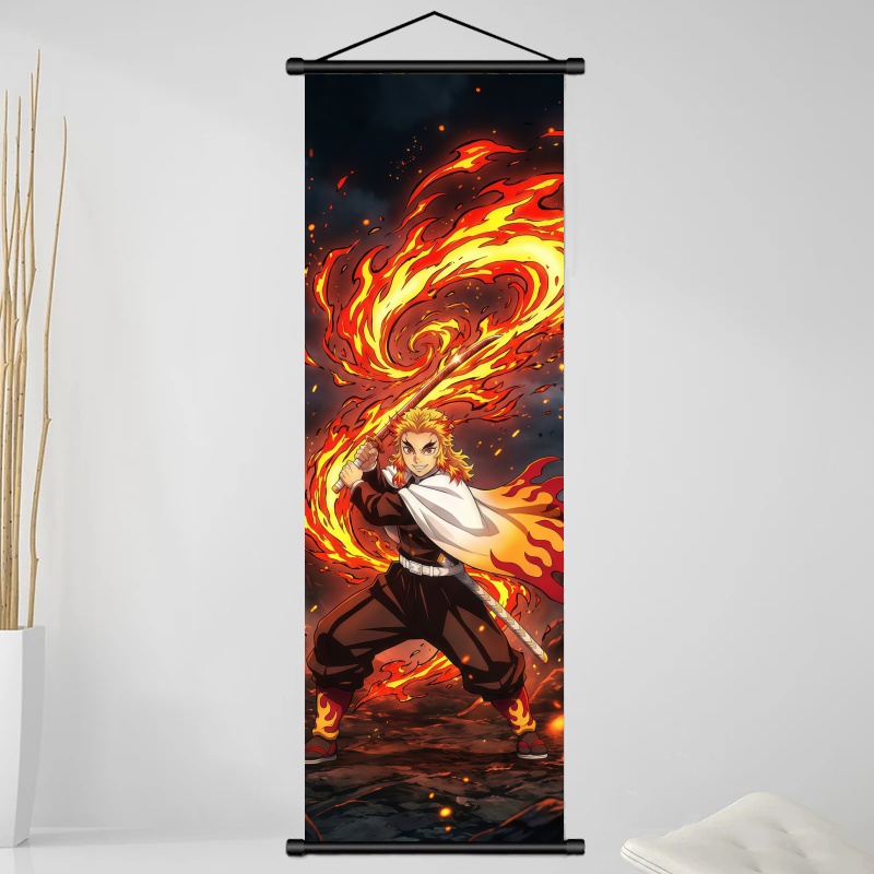 Demon Slayer Kyojuro Rengoku H - Home Decor Theme 评论和价格