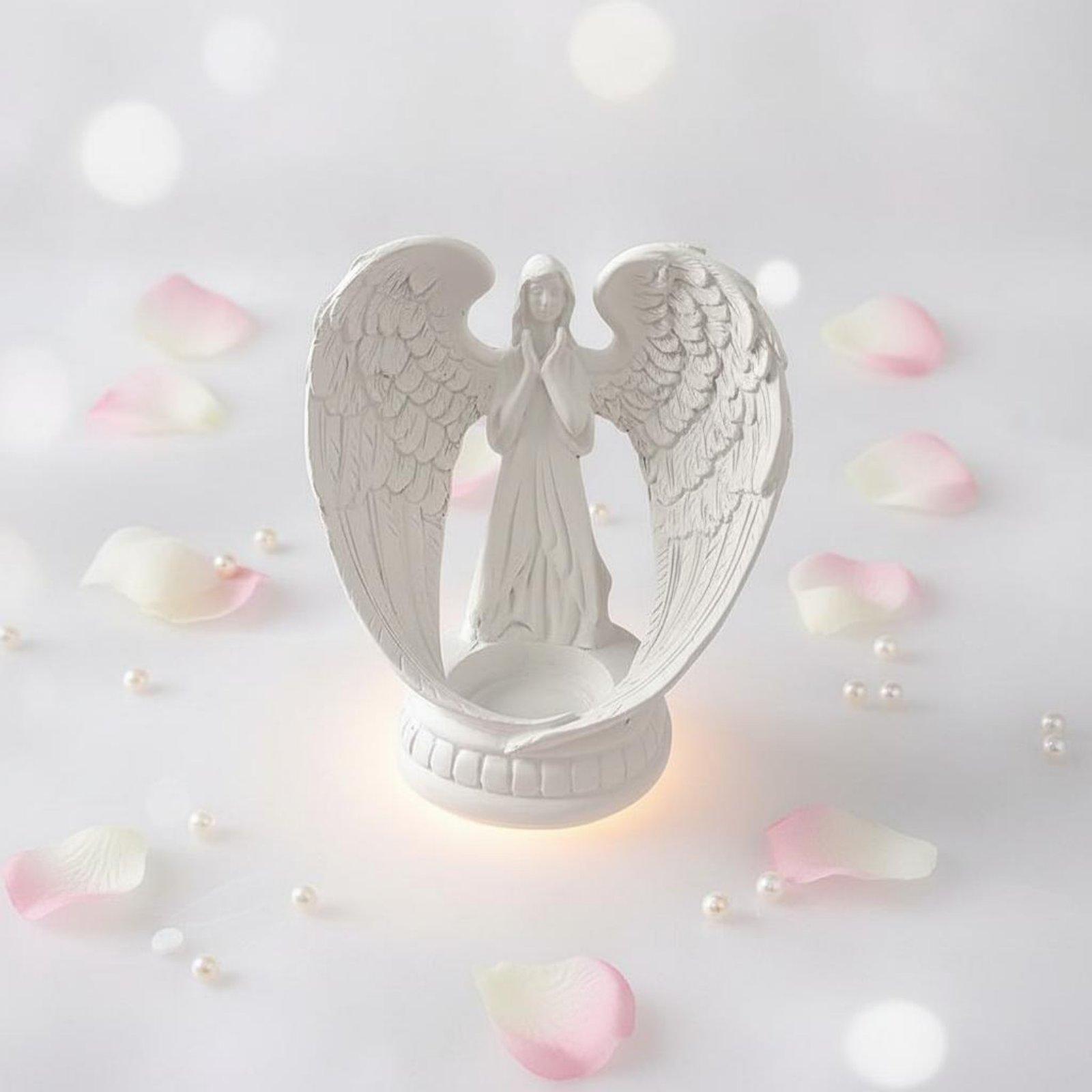 White Resin Angel Statue Nordi - Home Decor White 评论和价格