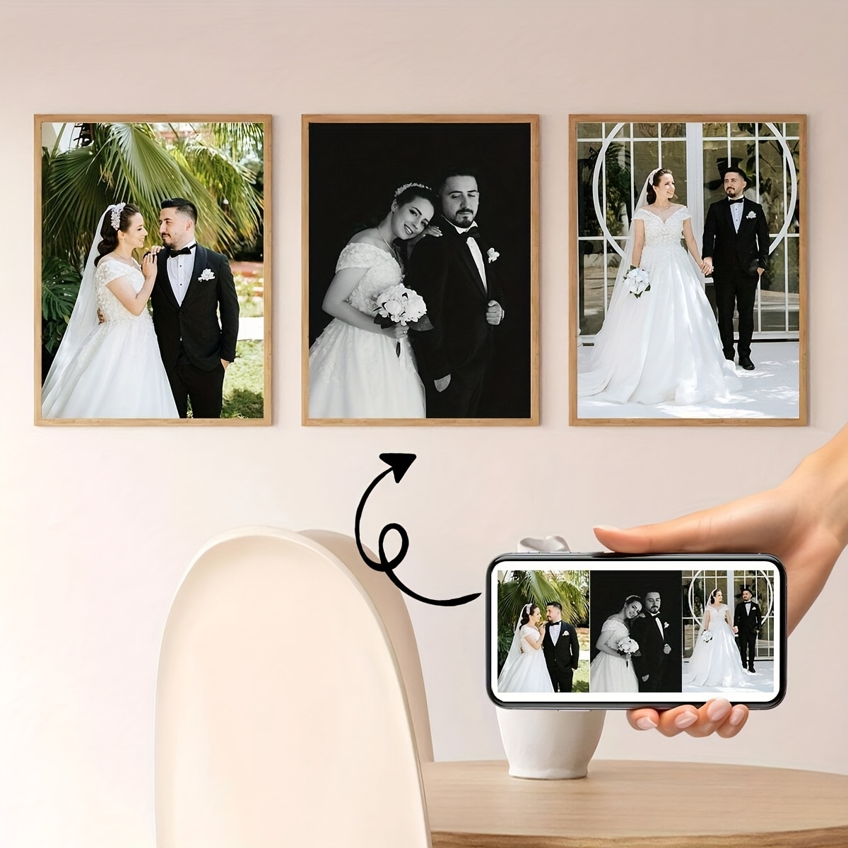 3pcs/set Custom Square Canvas  - Home Decor Theme 评论和价格