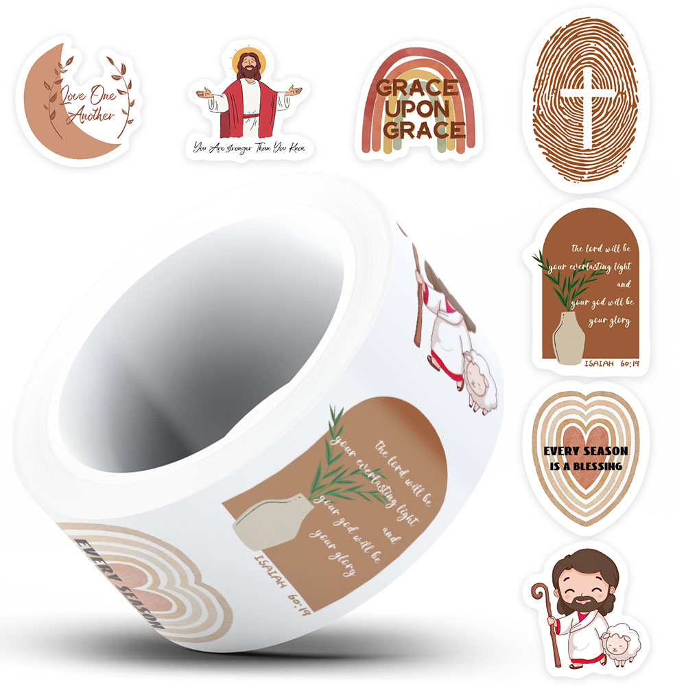 500pcs Jesus Bible Sticker For - Home Decor Wall Panels 评论和价格