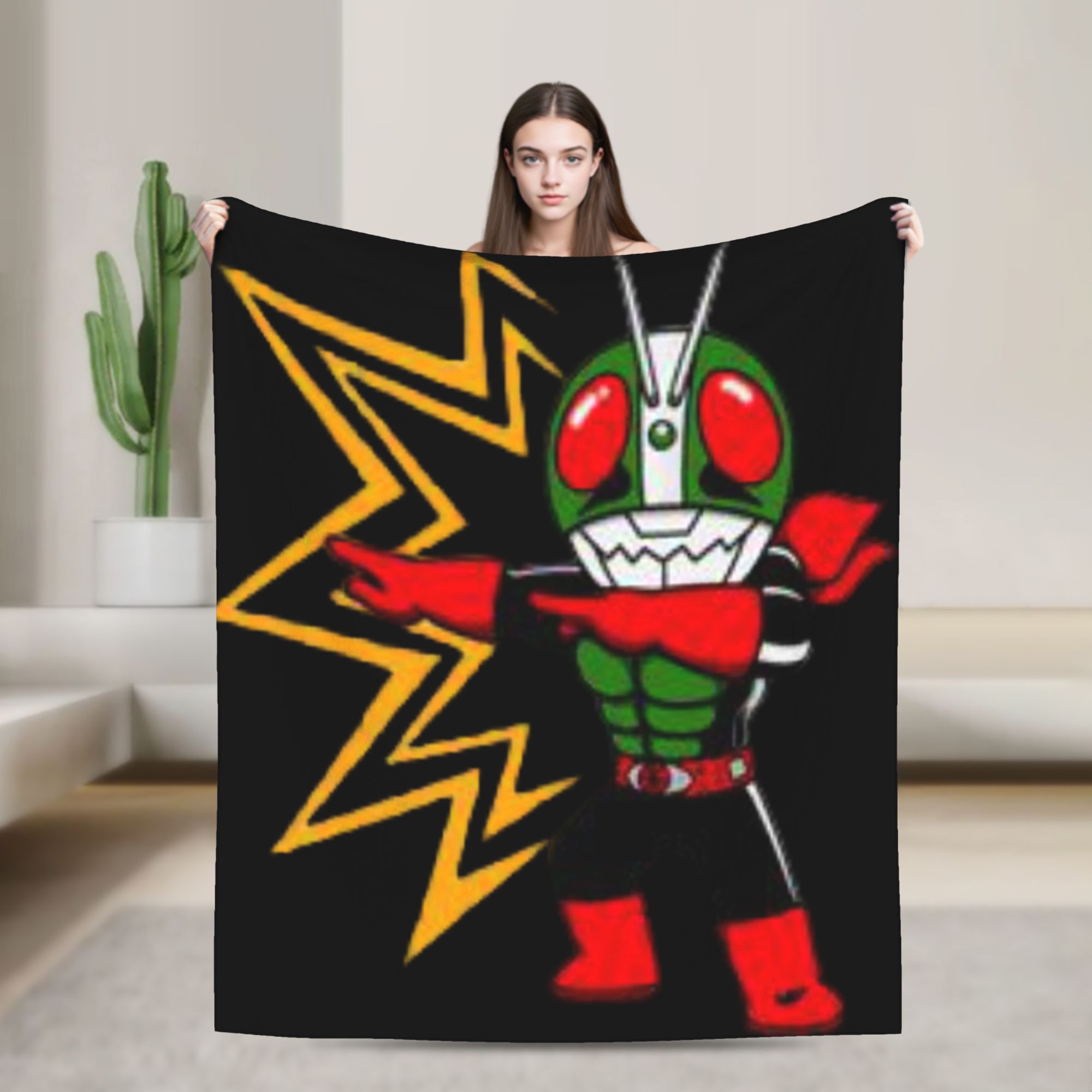 Kamen Rider Cartoon Blankets   - Home Decor Design Ideas 评论和价格