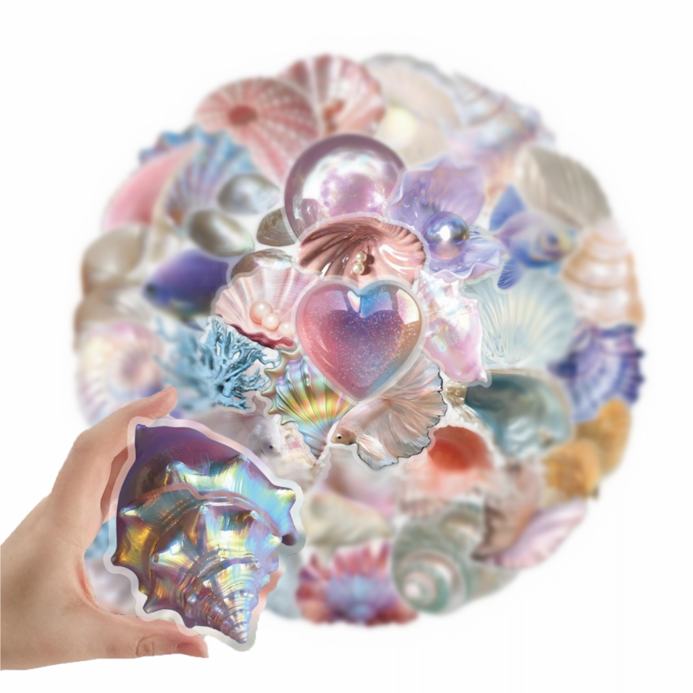 50pcs Cartoon Shell Graffiti S - Home Decor Wall Panels 评论和价格