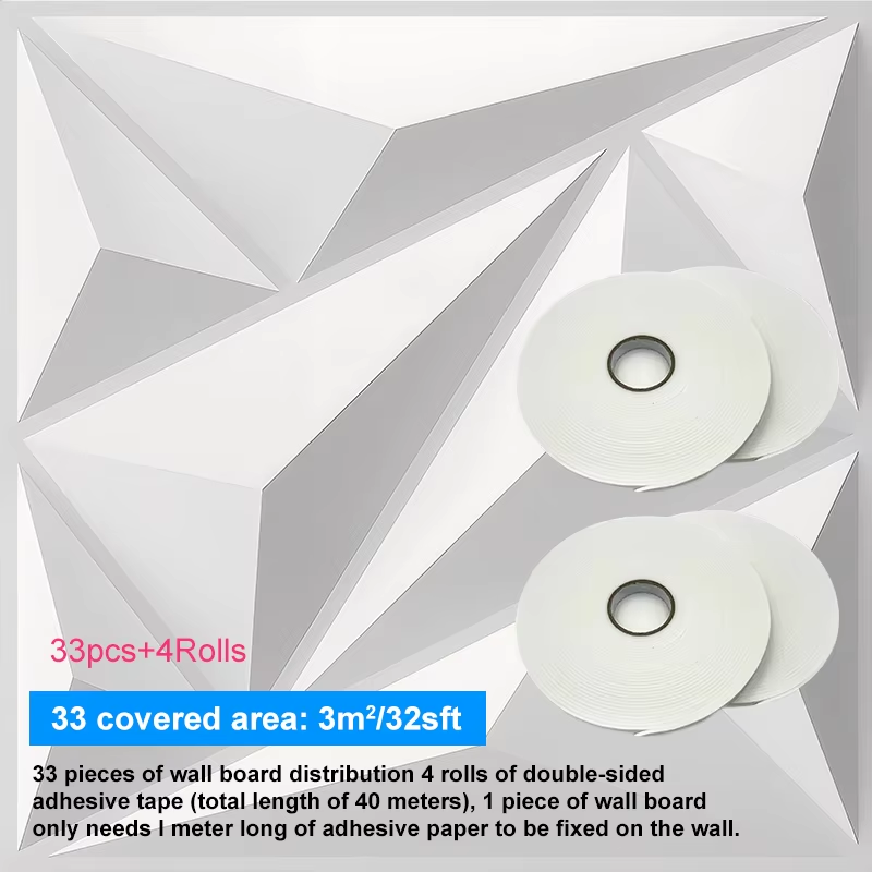 Living Room Wallpaper 3D Three - Home Decor Wall Panels 评论和价格