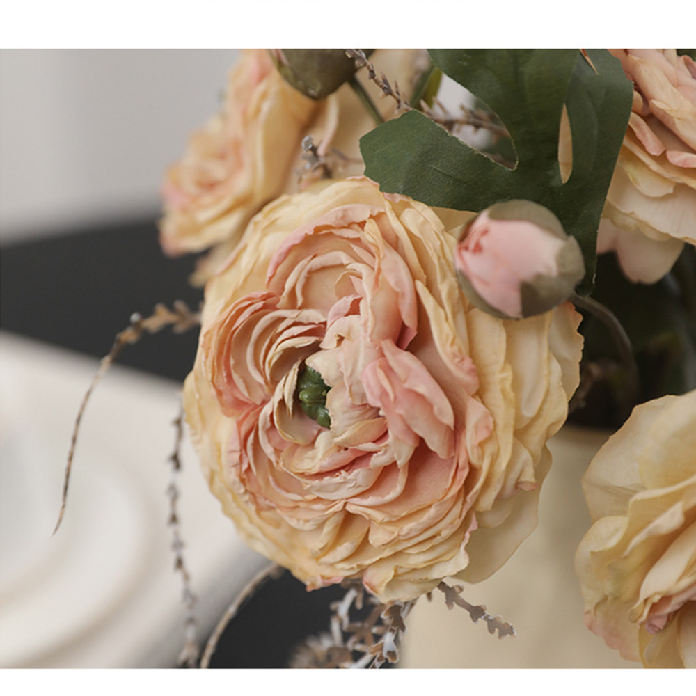 Silk Flower Realistic Design P - Home Decor Design Ideas 评论和价格