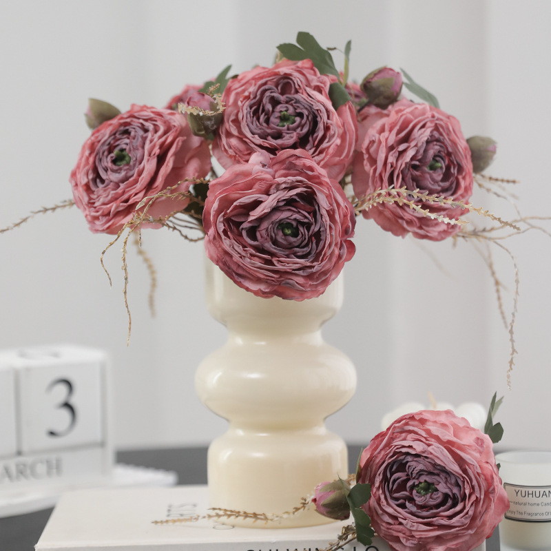 Silk Flower Realistic Design P - Home Decor Design Ideas 评论和价格