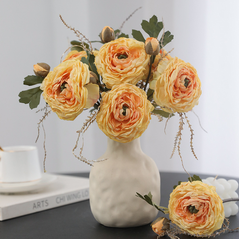 Silk Flower Realistic Design P - Home Decor Design Ideas 评论和价格