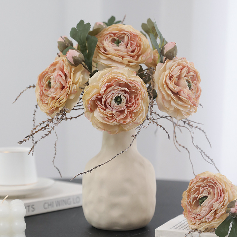 Silk Flower Realistic Design P - Home Decor Design Ideas 评论和价格