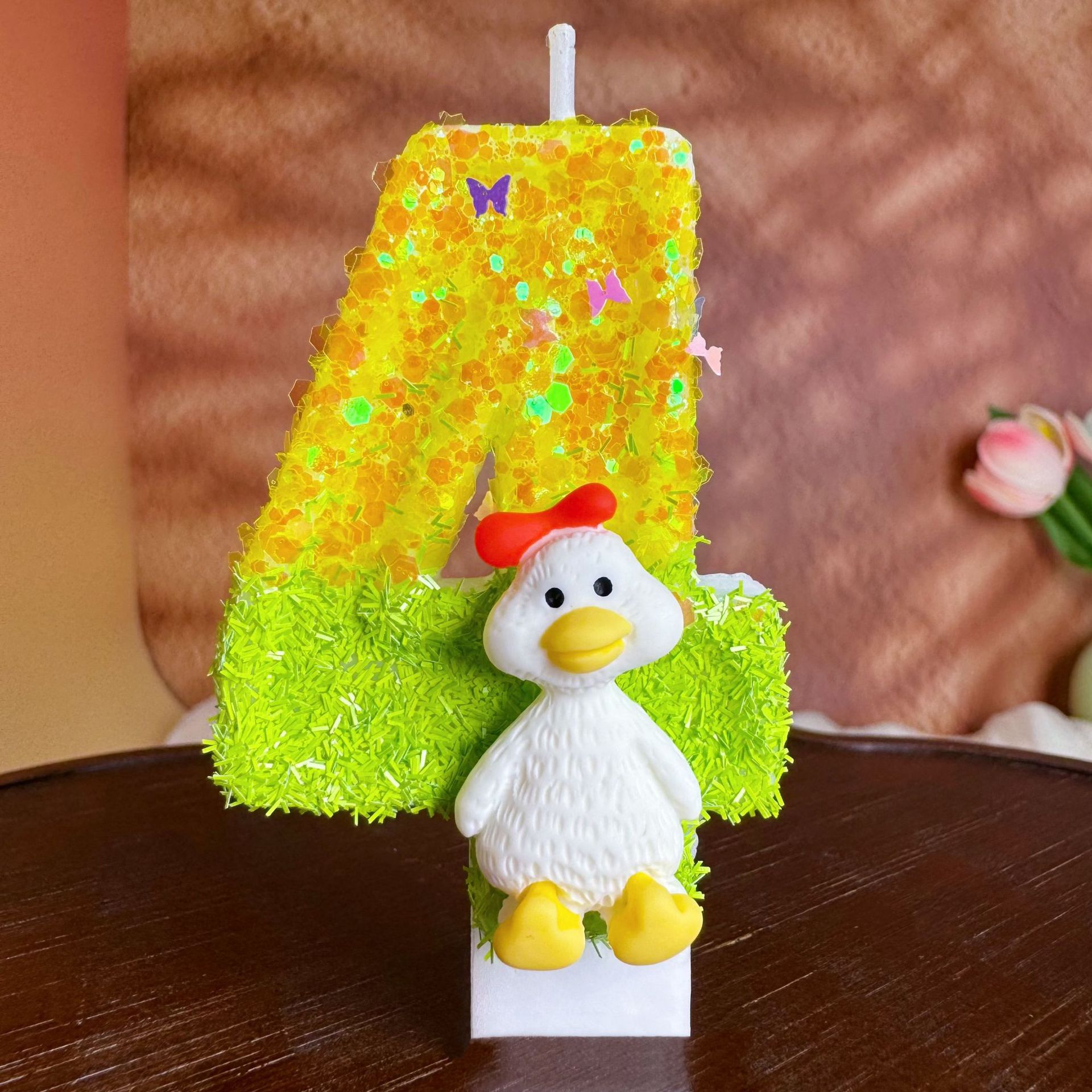 Yellow-green bow tie little wh - Home Decor White 评论和价格