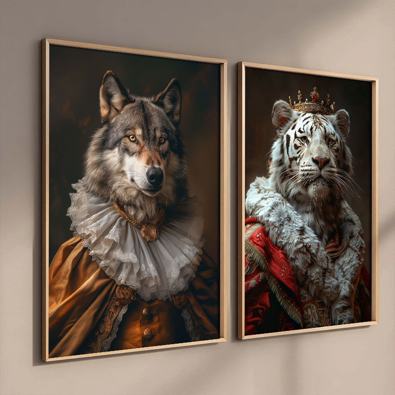Victorian Animal Portrait Gall - Victory Home Decor 评论和价格